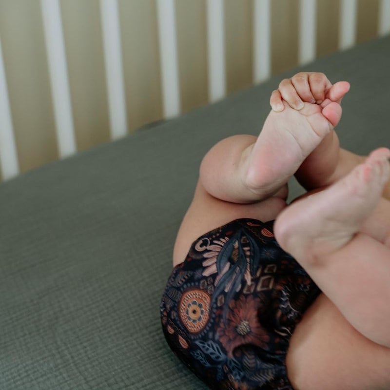 Nora's Nursery Muslin Crib Sheets - 100% Organic Cotton Crib Sheets - Fits Standard Crib and Toddler Bed Mattress Size - Breathable & Fitted Crib Sheet for Baby Girl & Boy - Sage Green - Image 5