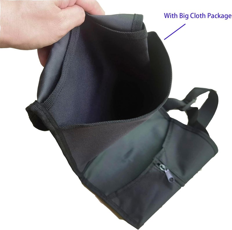 Cooplay 32"*8" Black Skateboard Carry Bag Backpack Rucksack Straps with Mesh - Image 3