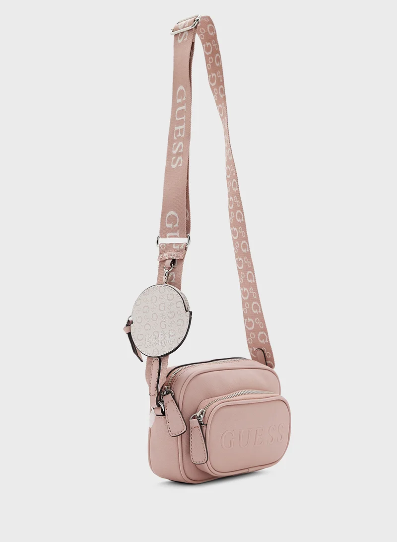 جس Lya Mini Double Zip Crossbody