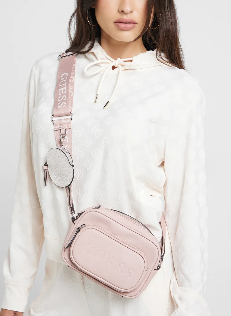 جس Lya Mini Double Zip Crossbody