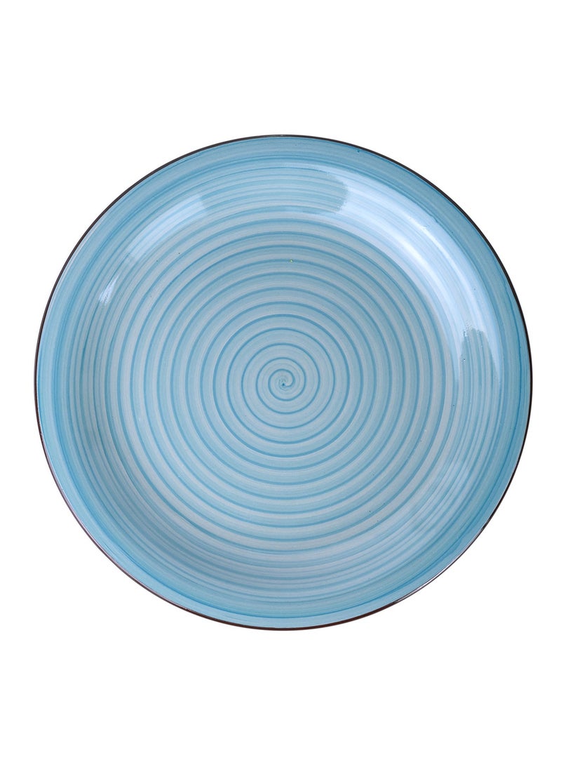 Cuisine Art - Cuisine Art Cosmic Hand-Painted Stoneware 16pcs Dinner Set – Blue | 4 Dinner Plates (10.5"), 4 Dessert Plates (7.5"), 4 Soup Bowls (7"), 4 Mugs (9oz) Elegant & Durable Tableware for Home & Kitchen - Image 1
