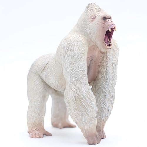 Higherbros Gorilla Toys Action Figure Rampage Gorilla Fight Mode Gorilla Ape Solid Wild Animal Figurines for Role Playing Story Telling Toy - Image 2