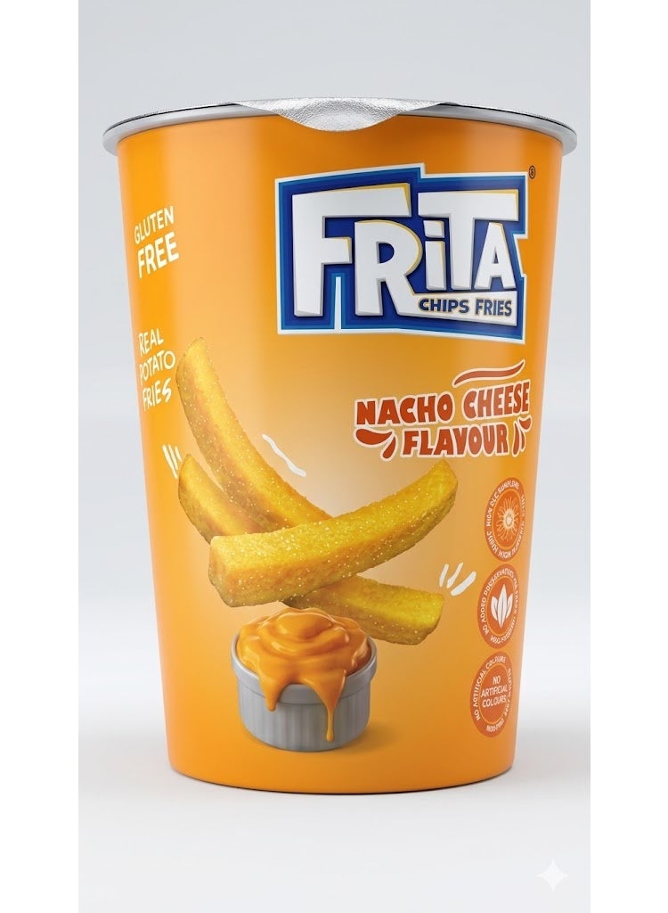Chips Fries With Nacho Cheese Flavour 40g