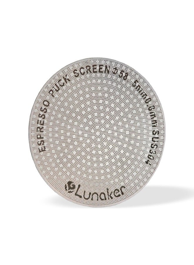 Lunaker 58.5mm Espresso Puck Screen - Metal Contact Screen for Espresso 58mm Portafilter Basket - Image 1