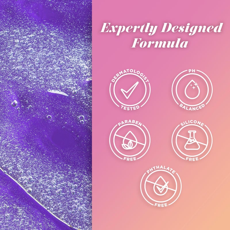 Caress غسول الجسم كارس بلاك أوركيد وزيت الباتشولي للاسترخاء وتجديد النشاط، صابون جسم معطر 20 أونصة سائلة، عبوة من 4 - Image 3