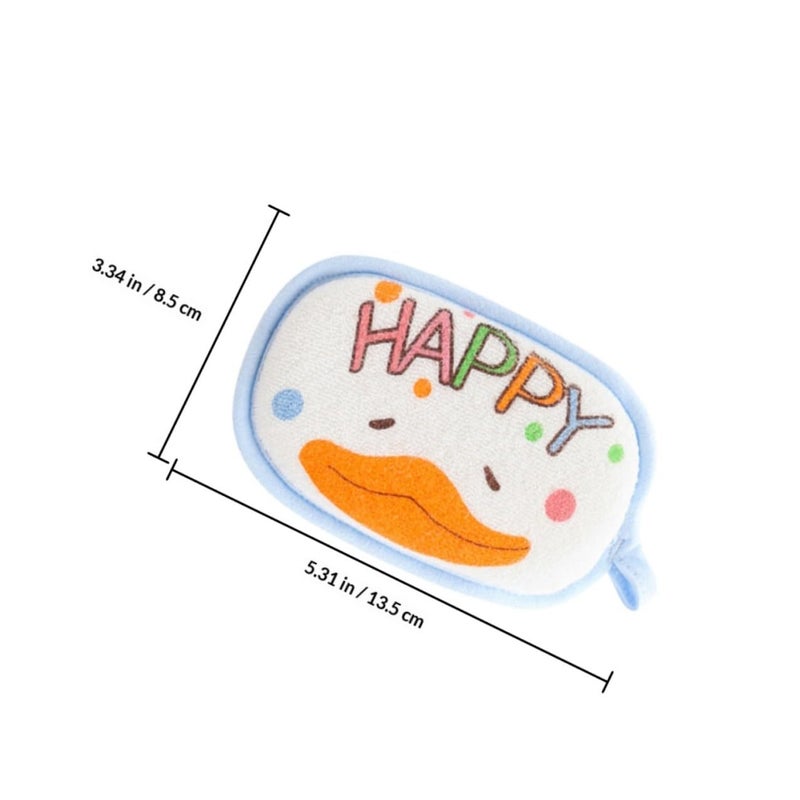 3Pcs Soft Absorbent Cartoon Bath Sponge Set For Gentle Body Exfoliating And Daily Bathing - Image 3