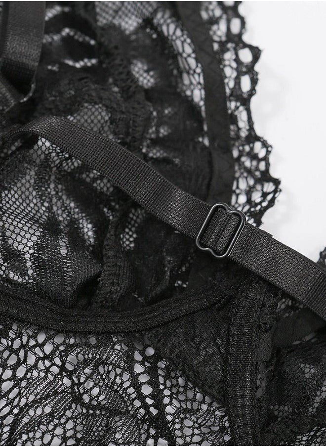 Joychic - Stripe Skin-Friendly Gathered Floral Shapewear for Women - Image 1
