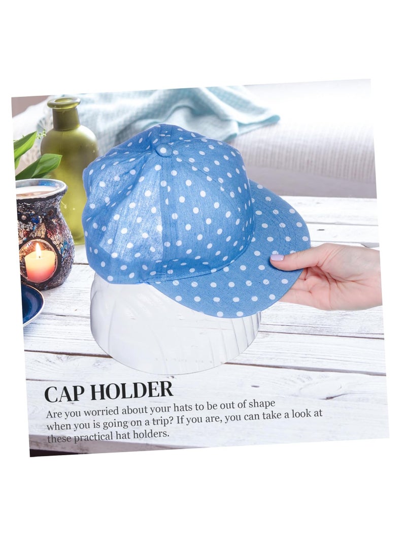 10Pcs Hat Holder Baseball Hat Display Holder Baseball Hat Clear Inner Support Baseball Cap Shaper Baseball Cap Display Stand Baseball Hat Inner Support Hat Stands for Display - Image 4