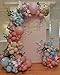 BALONAR Spring Wildflowers Balloon Arch Kit with 145Pcs Dusty Blue Pink Purple Balloons for Boho Baby Bridal Shower Wedding Birthday Partycolorful - Image 3