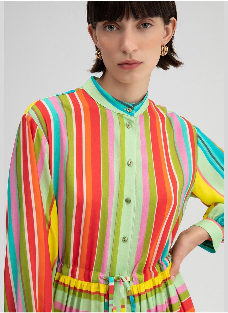 Touche - MULTICOLORED VISCONE DRESS - Image 1