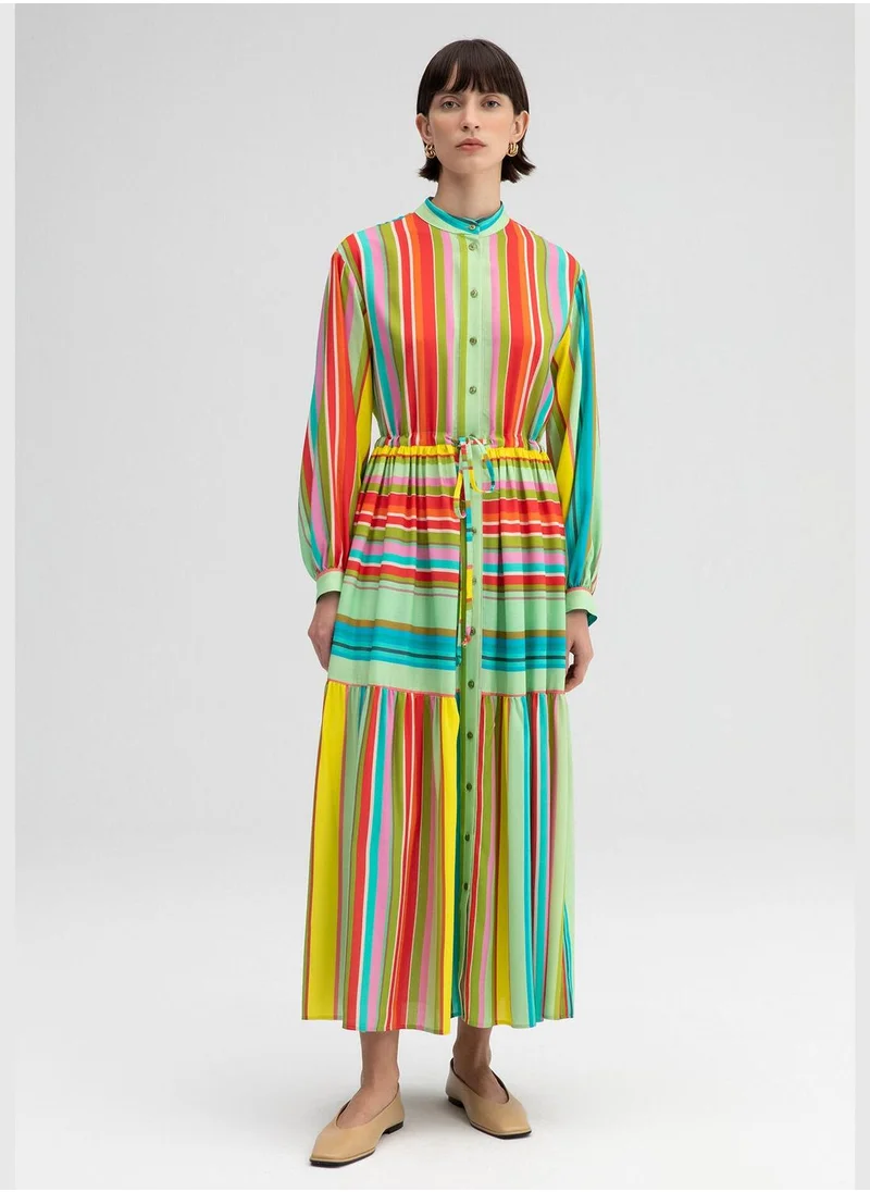 Touche MULTICOLORED VISCONE DRESS