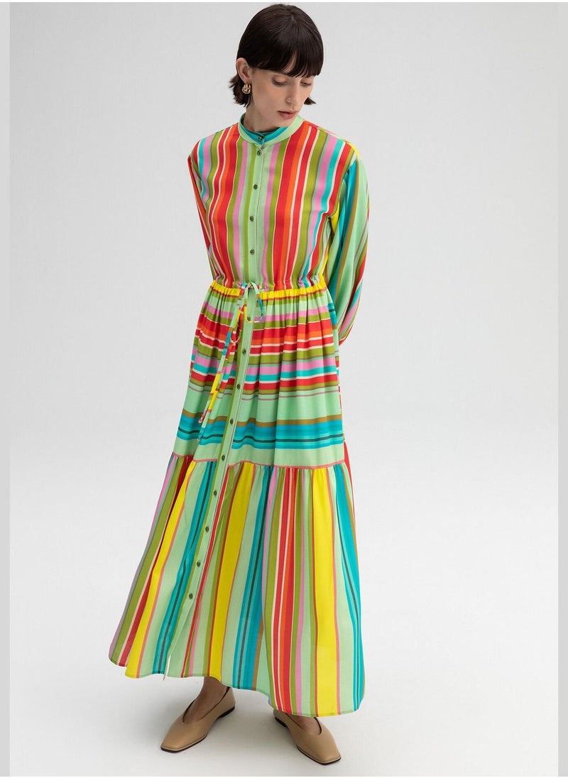 Touche - MULTICOLORED VISCONE DRESS - Image 1
