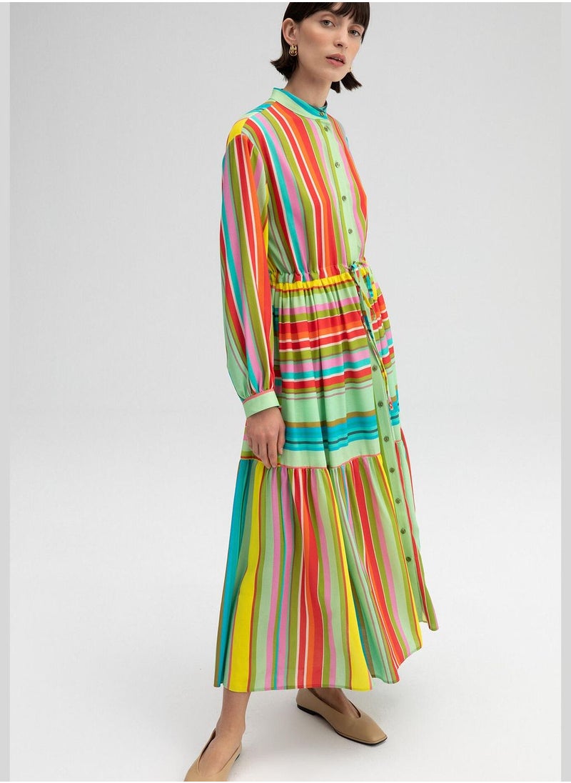 Touche - MULTICOLORED VISCONE DRESS - Image 1