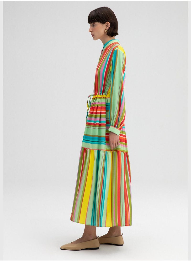 Touche - MULTICOLORED VISCONE DRESS - Image 1