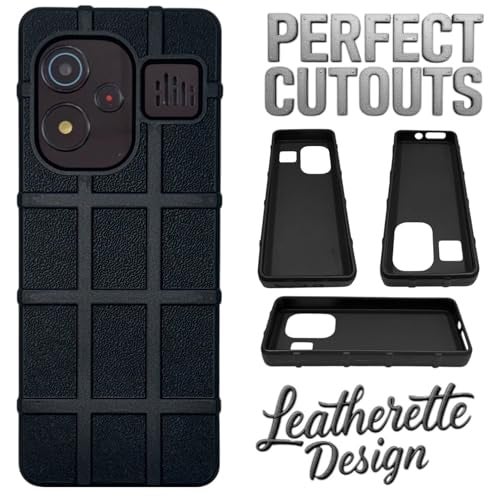 ZAOMA Premium Back Cover Case TPU Compatible for Lava A2 Smart (2025) Dual SIM Keypad Mobile Feature Phone Rugged Case (LA225_RUGBLK) - Image 2