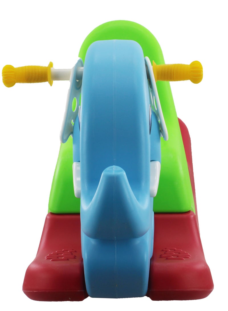 Baby Sliding Toy 3 in 1 Colorful Elephant Fun Rocking and Sliding Play for Toddlers Durable and Safe Design for Indoor Fun - Image 2