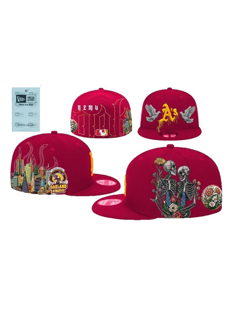 NEW ERA قبعة سناب باك ذات طابع أوكلاند أثليتيكس من نيو إيرا 58.7 سم