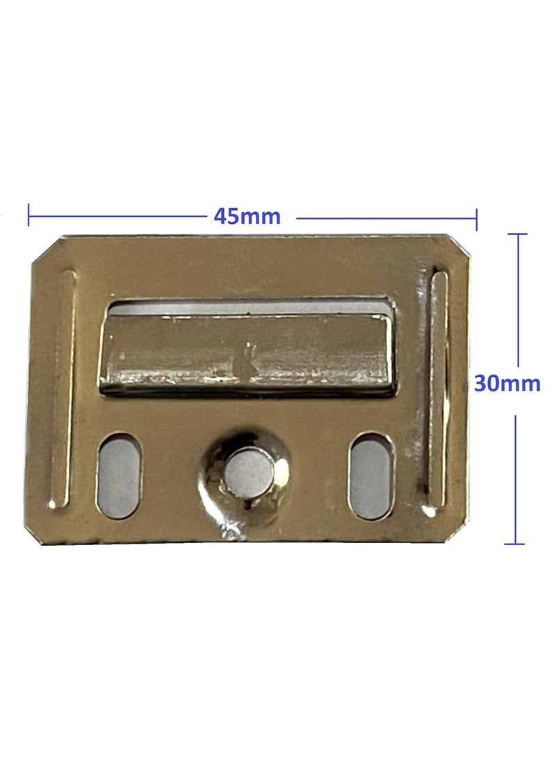 terasabtera terasabtera PVC Wall Panel WPC Louver Cladding Clip SS Stainless Steel Locking Clamps Buckle Interlocking Hanging Bracket Silver for Furniture Fixing Integrated Panels Pack of 100 Pieces  - Image 2
