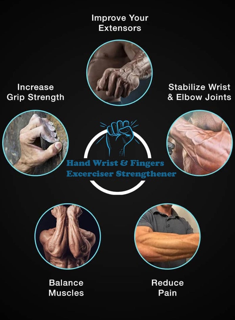 Sports Strength Trainer Hand Grip With Adjustable Resistance, From 5kg to 60Kg, For Fitness Workout, Exercise, Hand Exerciser For Elderly People and Patients For Blood Circulation and Anxiety Relief  - Image 2