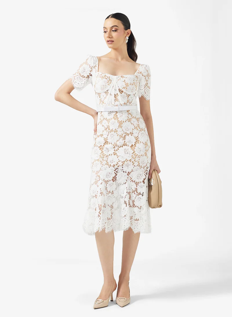 Lace Mermaid Cut Dress