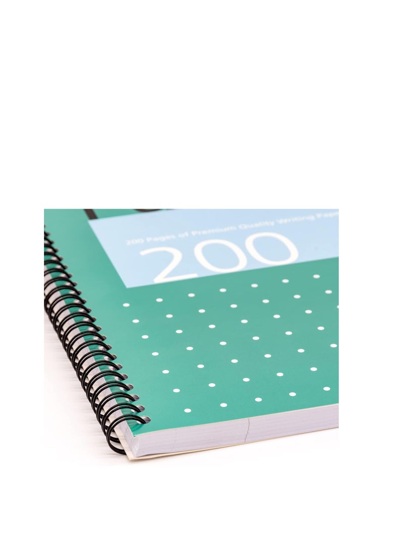 Pukka Pad Jm018 Metallic Wirebound Jotta Notebook, A4 Size - Green - Image 4