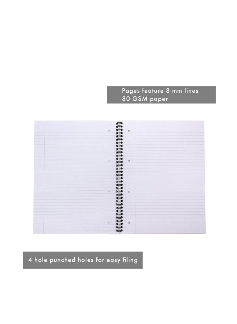 Pukka Pad Jm018 Metallic Wirebound Jotta Notebook, A4 Size - Green - Image 5