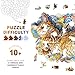 Purdicra Wooden Jigsaw Puzzles Sleeping Cat Wooden Puzzles for Adults with Unique Shape Adult Jigsaw Puzzle Birthday Gifts for Adults 114x82170pcs - Image 4
