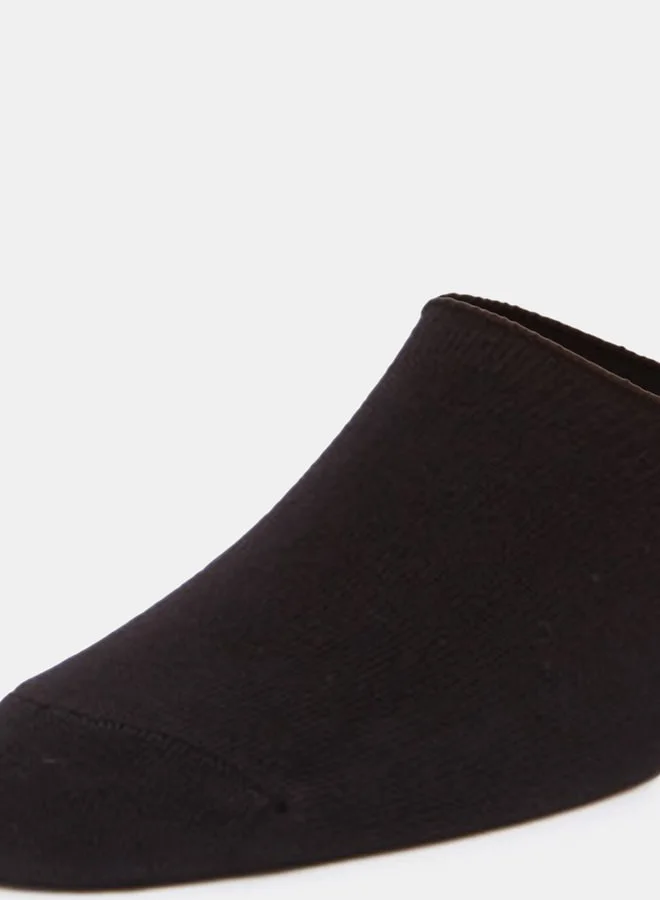 دوتشيني جوارب رجالية سادة غير ظاهرة بحافة مطاطية - عبوة من  قطع