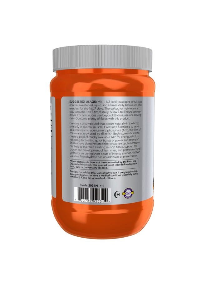 now Sports Nutrition, Creatine Monohydrate Powder, Mass Building*/Energy Production*, 21.2-Ounce - Image 3
