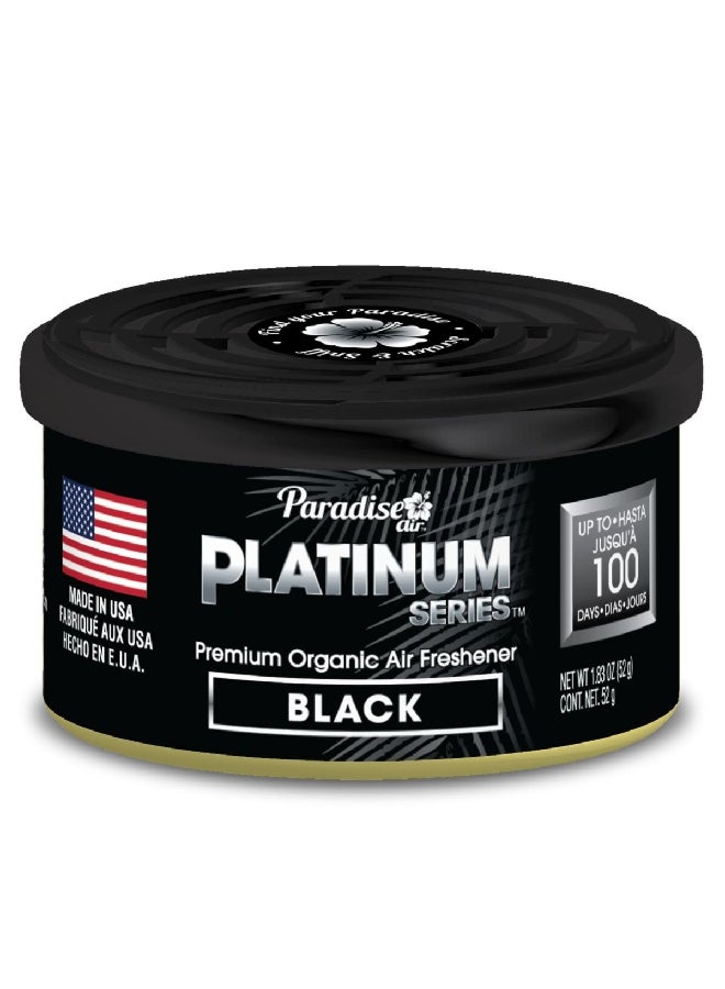 بارادايس معطر الجو الأسود الفاخر من سلسلة البلاتينوم من 
 6.668 x 3.81 x 6.668 سم PL-003Q