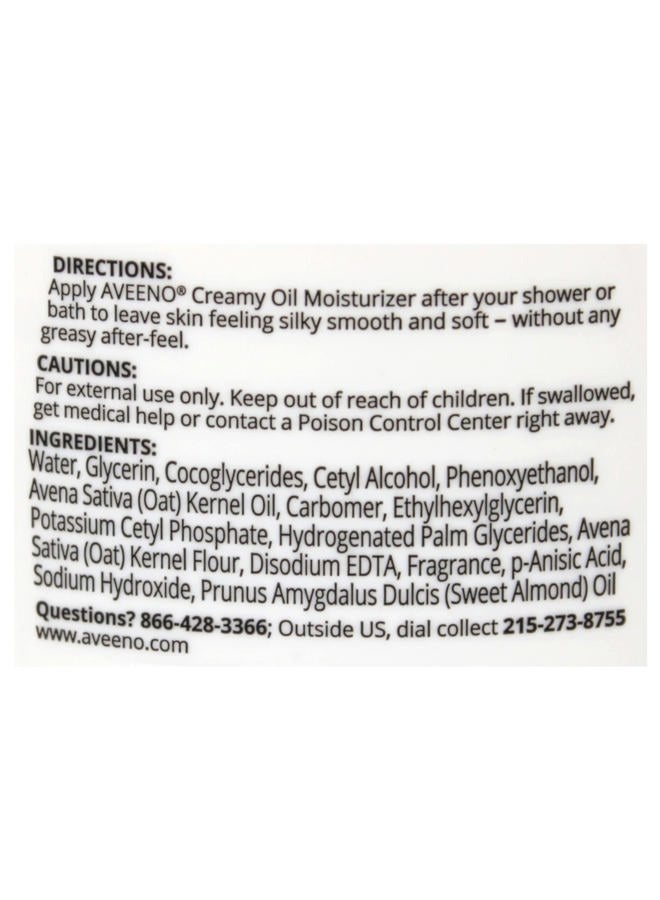 Aveeno Creamy Oil R Size 12oz Aveeno Creamy Moisturizing Oil - Image 4