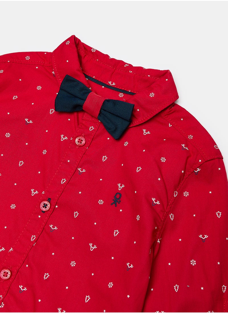 Okaidi - Red Shirt for Boys - Image 1