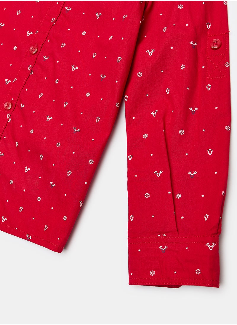 Okaidi - Red Shirt for Boys - Image 1