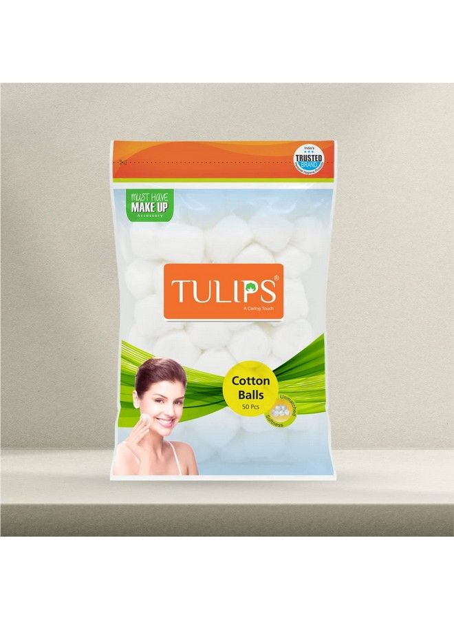 Tulips Combo 4 (Tulips Cotton Pad 100 Jar Cotton Ball & 100 Gm Roll) In 1 Pack - Image 4