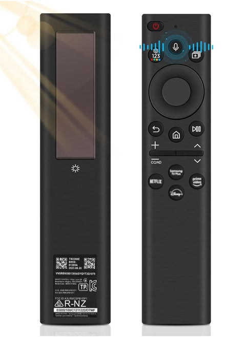 Universal Rechargeable Remote Control with Shortcut Buttons for Samsung 4K Ultra HD TVs