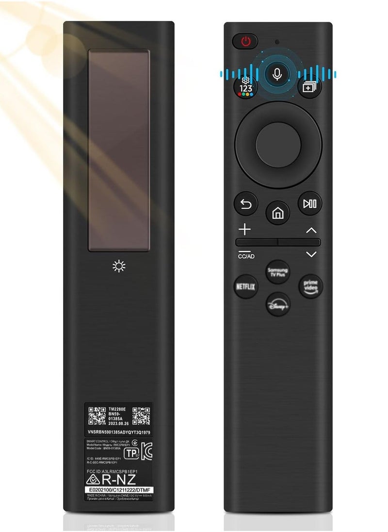 Universal Rechargeable Remote Control with Shortcut Buttons for Samsung 4K Ultra HD TVs