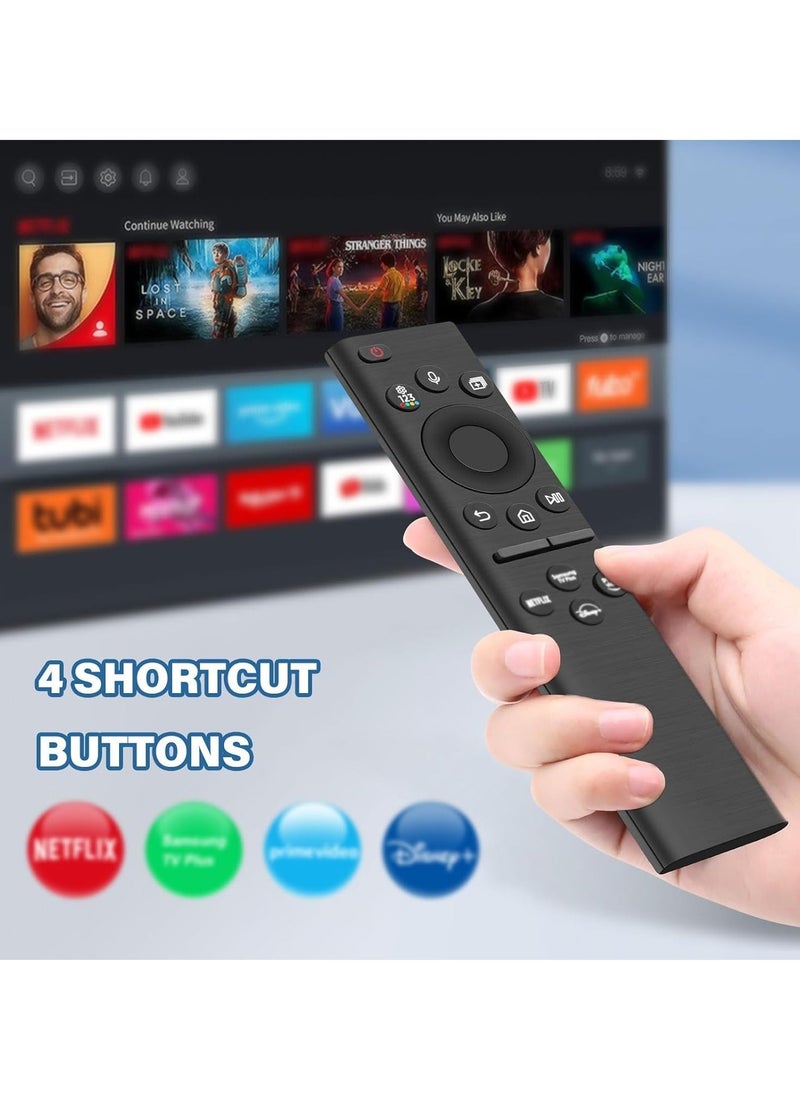 Universal Rechargeable Remote Control with Shortcut Buttons for Samsung 4K Ultra HD TVs