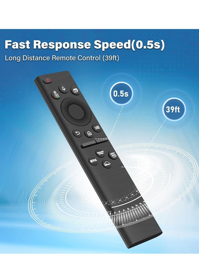 Universal Rechargeable Remote Control with Shortcut Buttons for Samsung 4K Ultra HD TVs