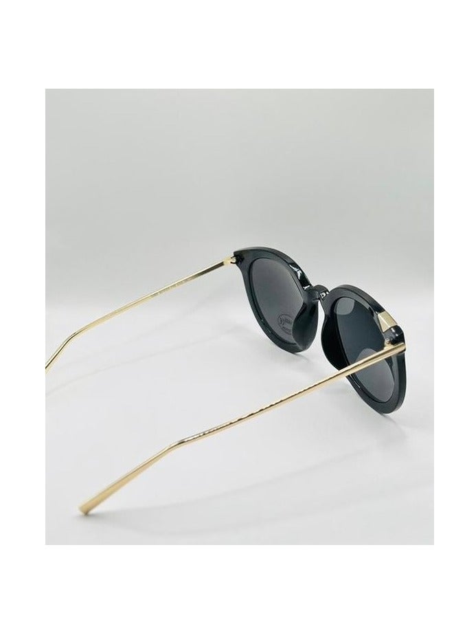 نظارات شمسية بإطار بلاستيكي عاكس للنساء والرجال من Cat Eye للقيادة والسفر على الشاطئ UV400 - Image 4