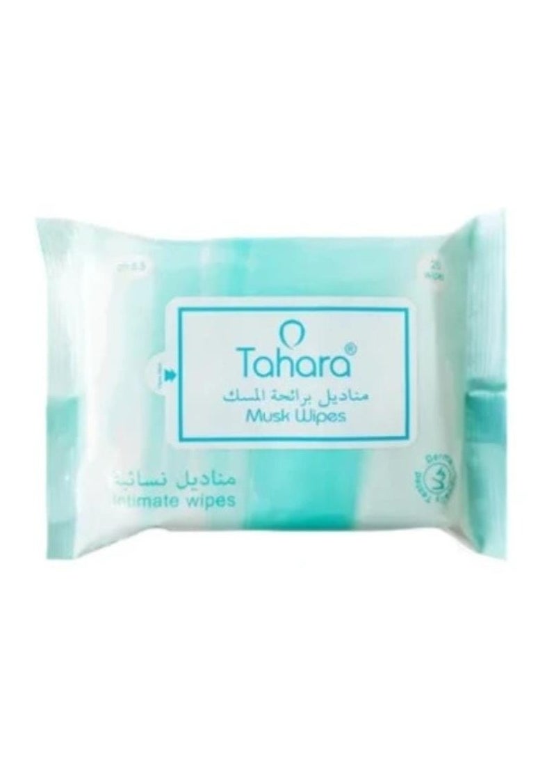 طهارة - طهارة مناديل نسائية مبللة مسك الطهارة 20 منديل - 2 حبه - Image 1