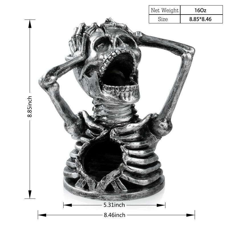 DNDND Dice Tower, Skull DND Dice Rolling Tower for Dungeons and Dragons D&D Tabletop Game and RPG Games (Skull) - Image 3