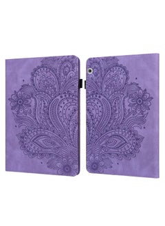 Zaboon Case For Huawei MediaPad T3 10 Peacock Embossed Pattern TPU + PU Horizontal Flip Leather Case with Holder & Card Slots & Wallet & Sleep / Wake-up Function  - Image 1
