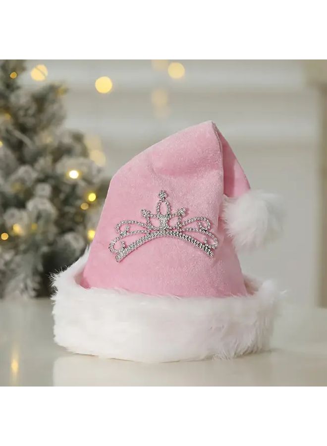 Red Christmas Long Plush Hat Holiday Decorations Perfect Gift For Family - Image 3