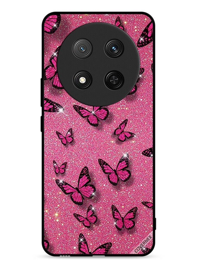 Covernex Honor X9c 5G Protective Case Cover Glitters & Butterflies  - Image 1