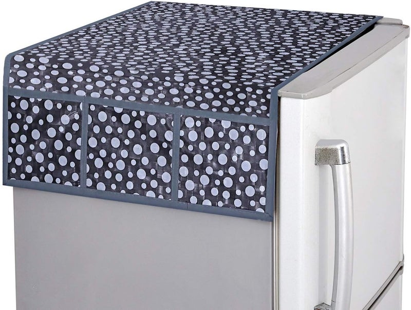 Kuber Industries Washing Machine Cover|Washer Dryer Cover Waterproof|Dryer Cover fit For Most|Top Load Fully Automatic (Grey) - Image 3