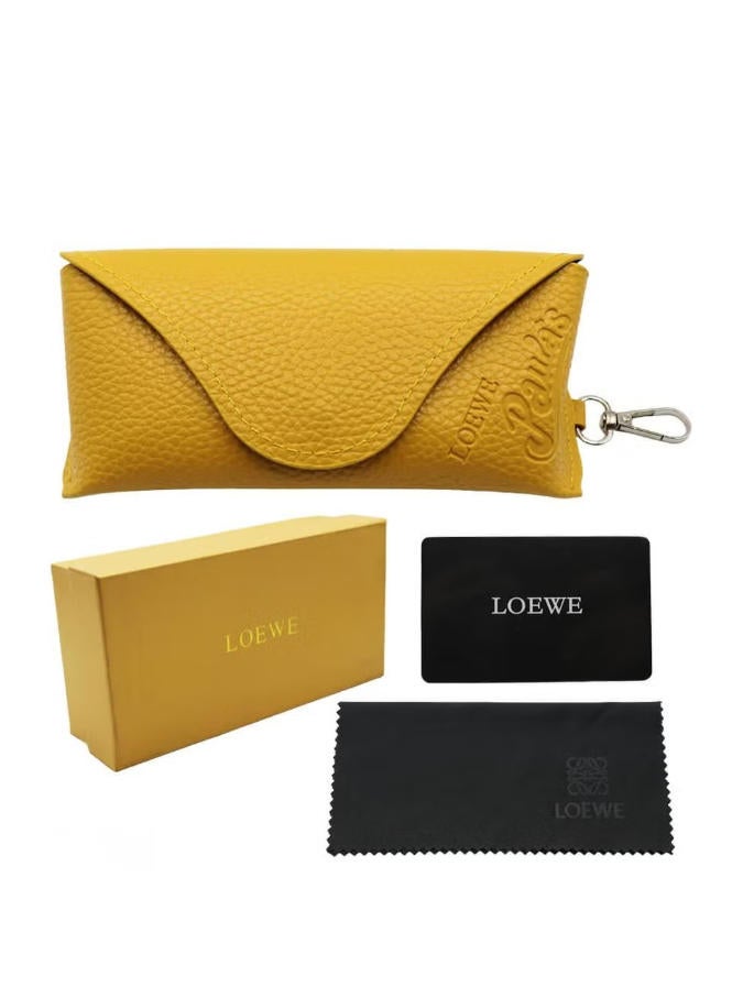 Loewe Retro Women's Rectangular Slim sunglasses Black Frame - Image 4