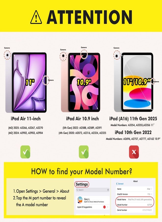إنفيلاند جراب INFILAND لجهاز iPad Air مقاس 11 بوصة M3/M2 (2025/2024)، وجهاز iPad Air من الجيل الخامس/الرابع (2022/2020)، غطاء نحيف قابل للطي على شكل كتاب مع حامل قلم، وحامل مغناطيسي متعدد الزوايا، وخاصية التشغيل/الإيقاف التلقائي (أرجواني فاتح) - Image 2