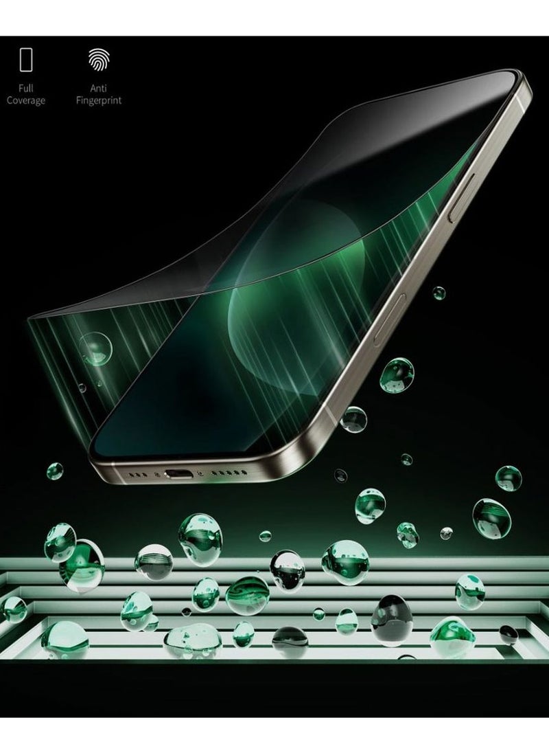GREEN LION - iPhone 16 Pro Max Screen Protector 9H Steve Privacy Glass Protector / Anti-Peeping / Anti-Scratch / Highly Responsive / Shockproof Test / Anti-Fingerprint - Black Edge/Privacy - Image 1