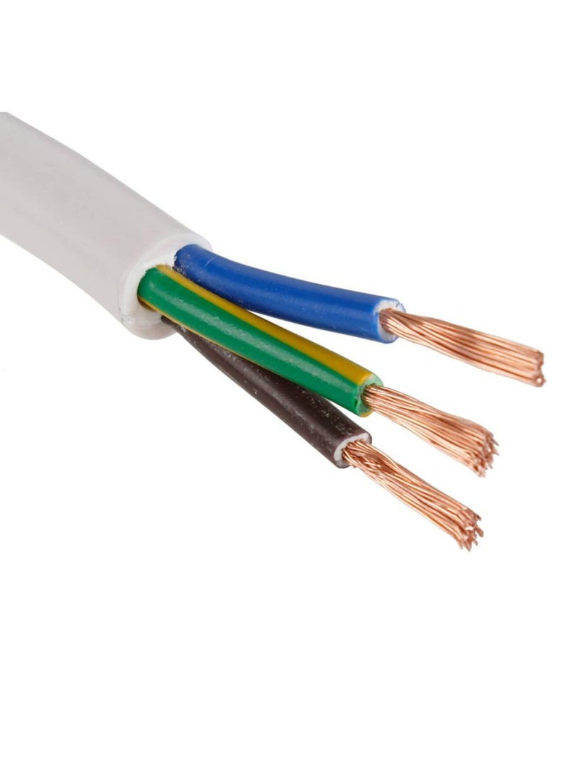 Oshtraco 3Core Flexible Copper Cable Roll 2.5mmx1m Sold Per Meter