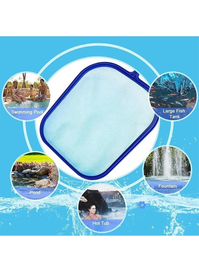 DUNISO Pool Skimmer, Hot Tub Cleaning Kit, Pool Leaf Collector, Fine Mesh With 5-Section Aluminum Pole, Pool Cleaning Brush For Cleaning Garden Pond Hot Tubs And Spas. - Image 3